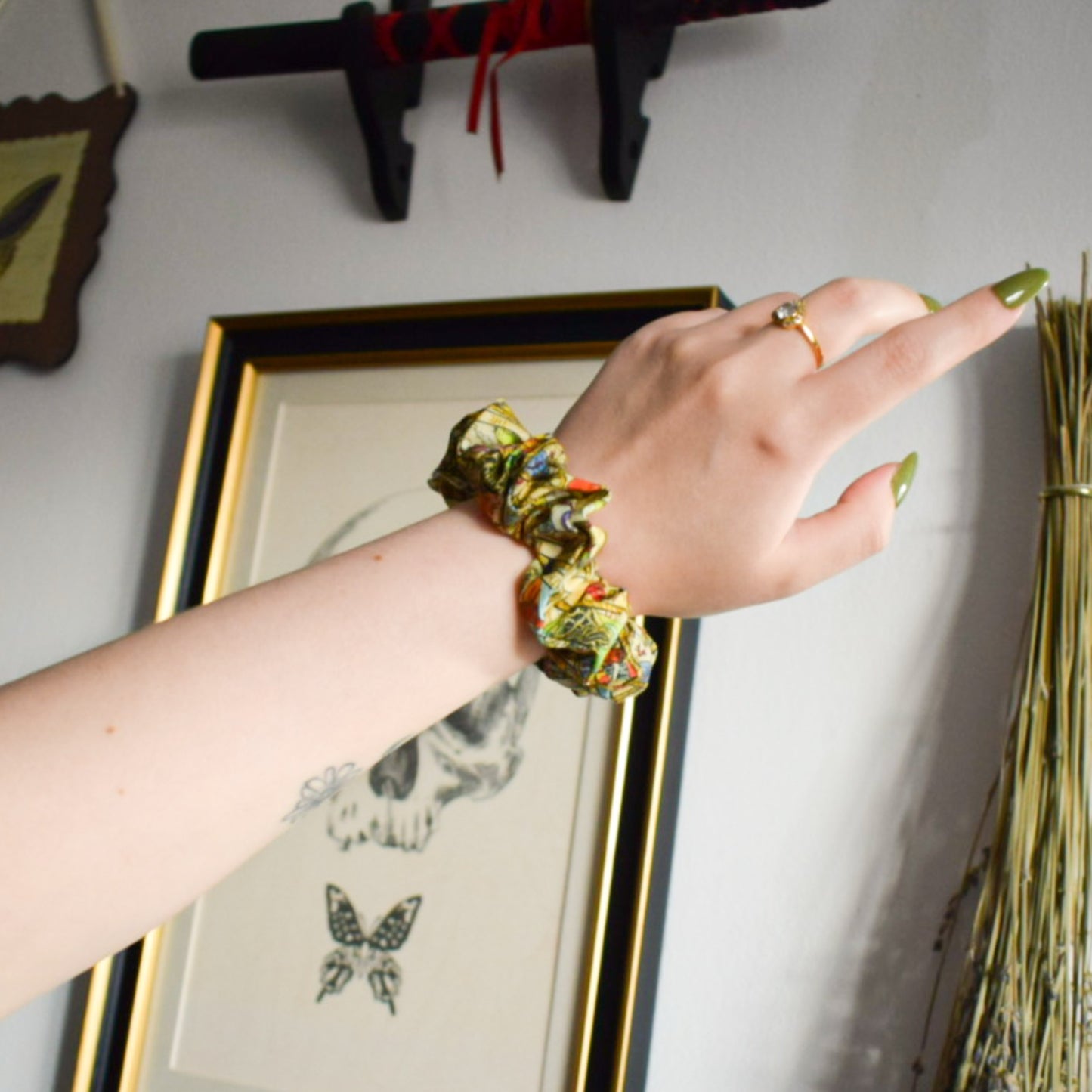 Tarot Print Scrunchie