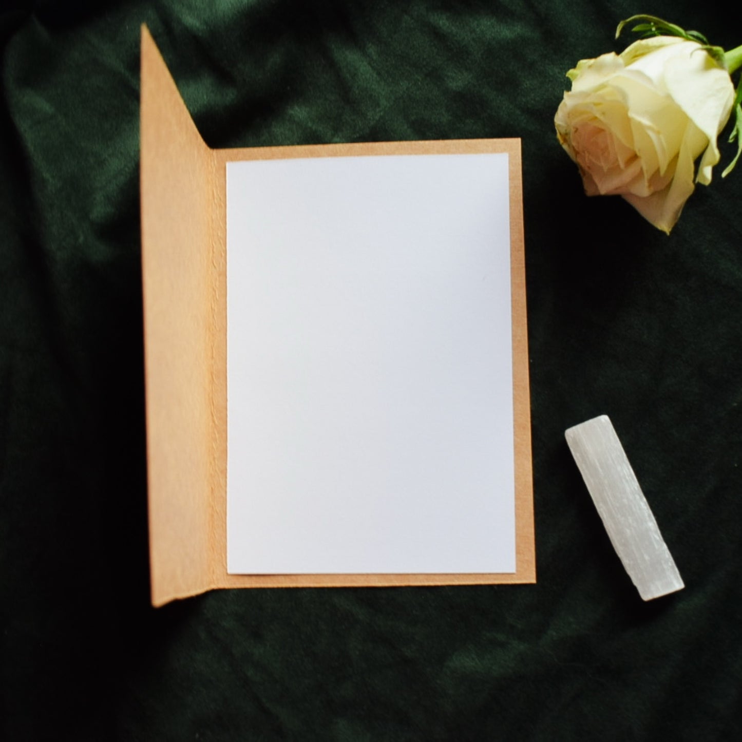 Get Well Soon Clear Quartz Healing Crystal Card