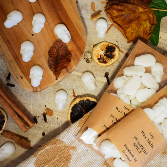 Mini Skulls Pumpkin Spice Soy Wax Melts