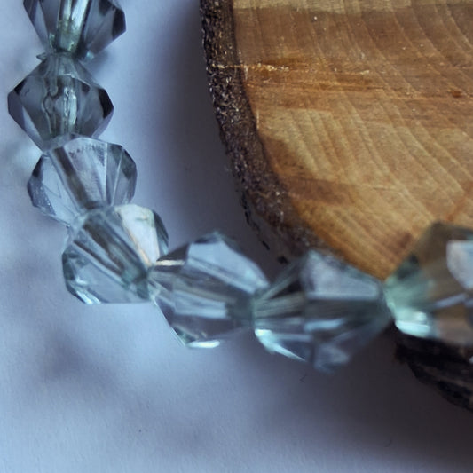 Teal Gold Bar Bracelet