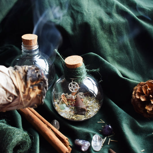 Yule Spell Potion Bottle