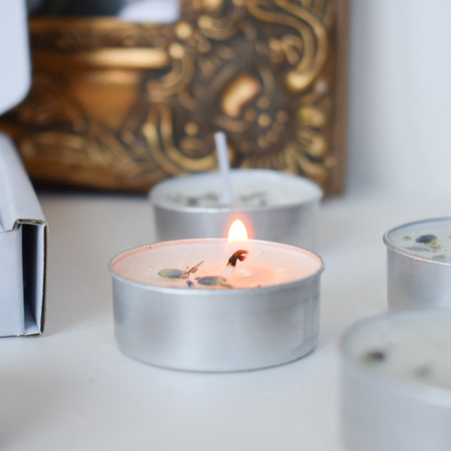 Cleansing Spell Soy Tea Light Candles