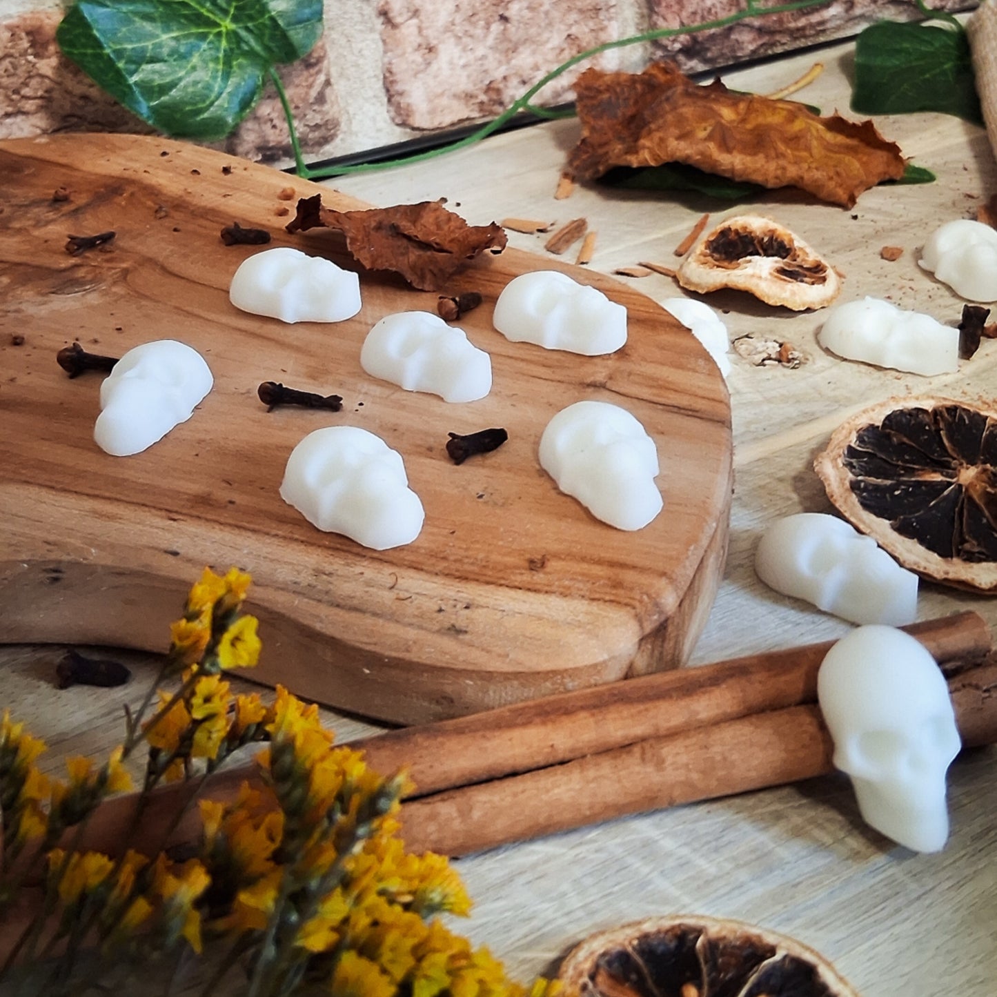 Mini Skulls Pumpkin Spice Soy Wax Melts