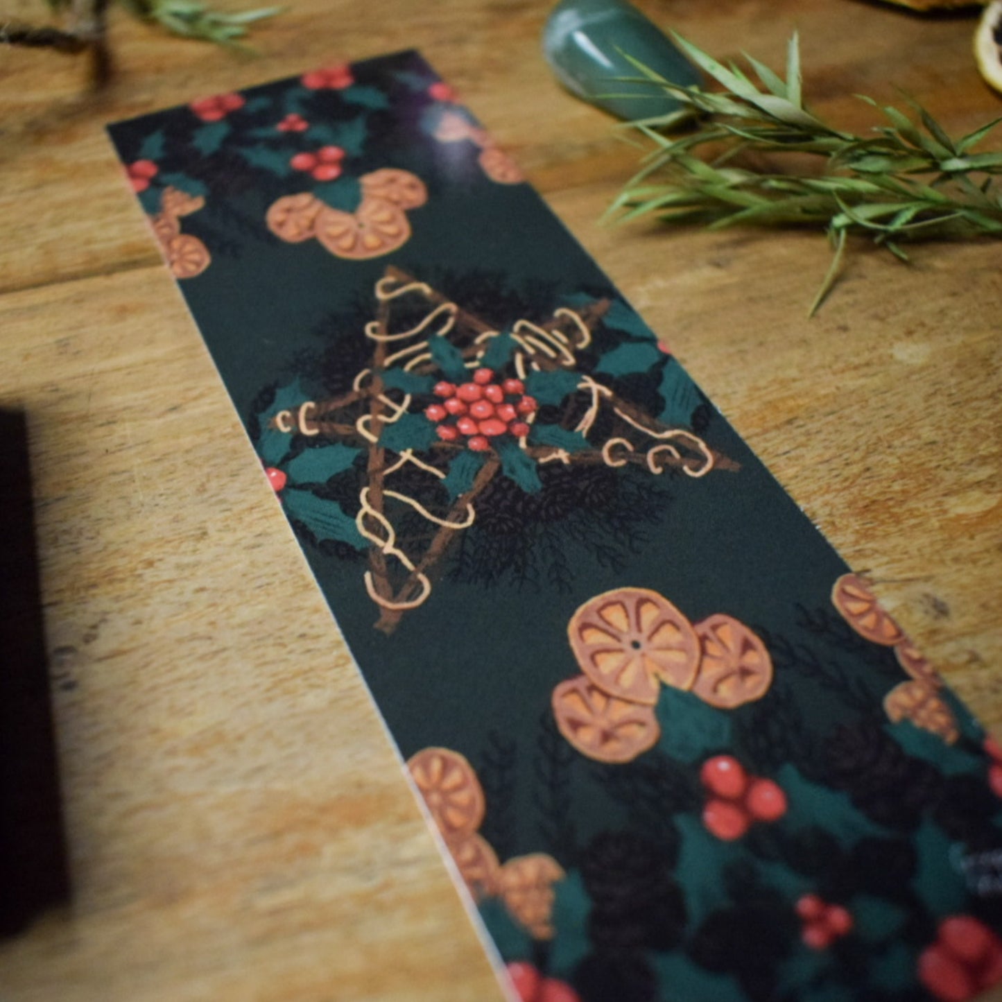 Yule Wreath Bookmark