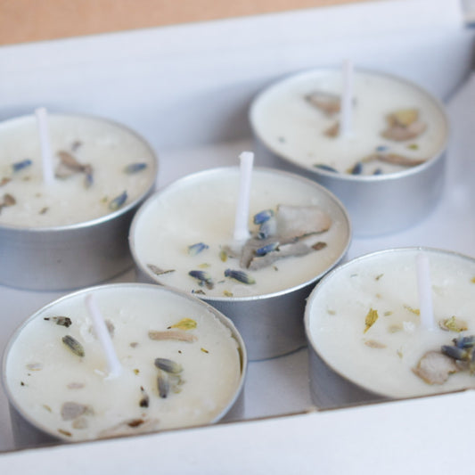 Cleansing Spell Soy Tea Light Candles