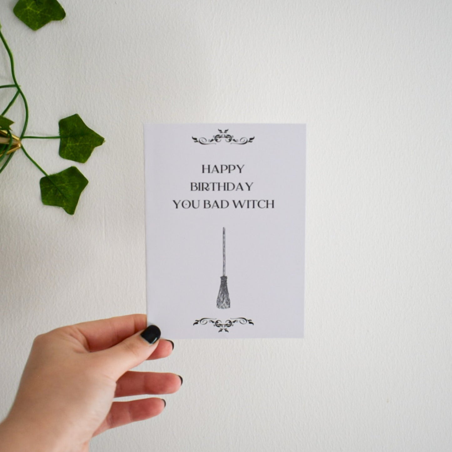 Bad Witch Birthday Card