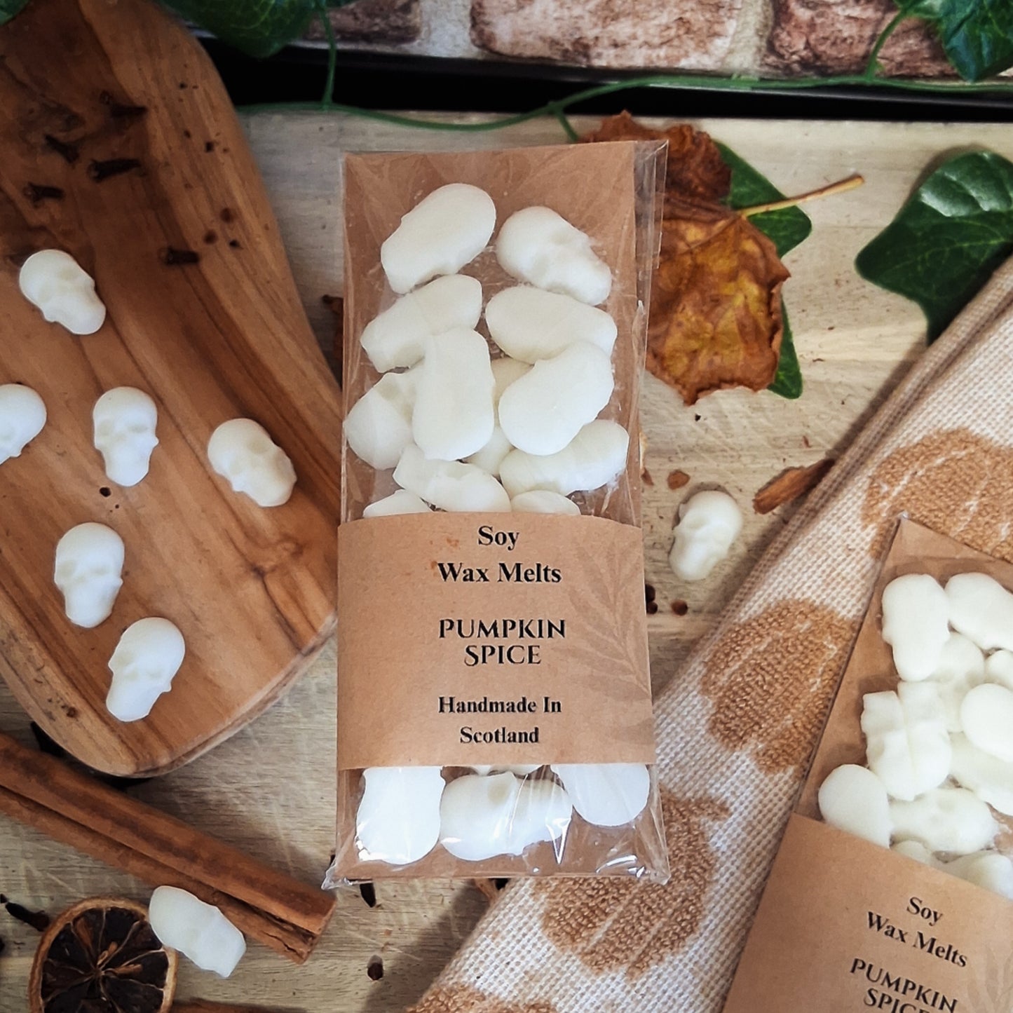 Mini Skulls Pumpkin Spice Soy Wax Melts