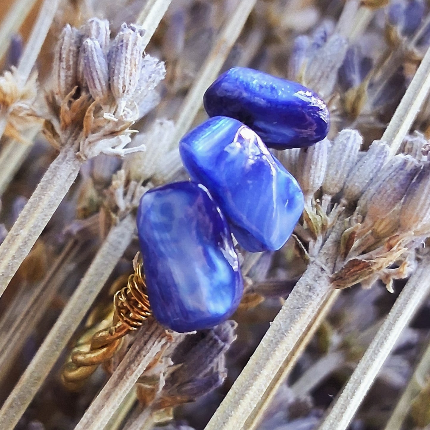 Lapis Lazuli Wire Wrap Ring