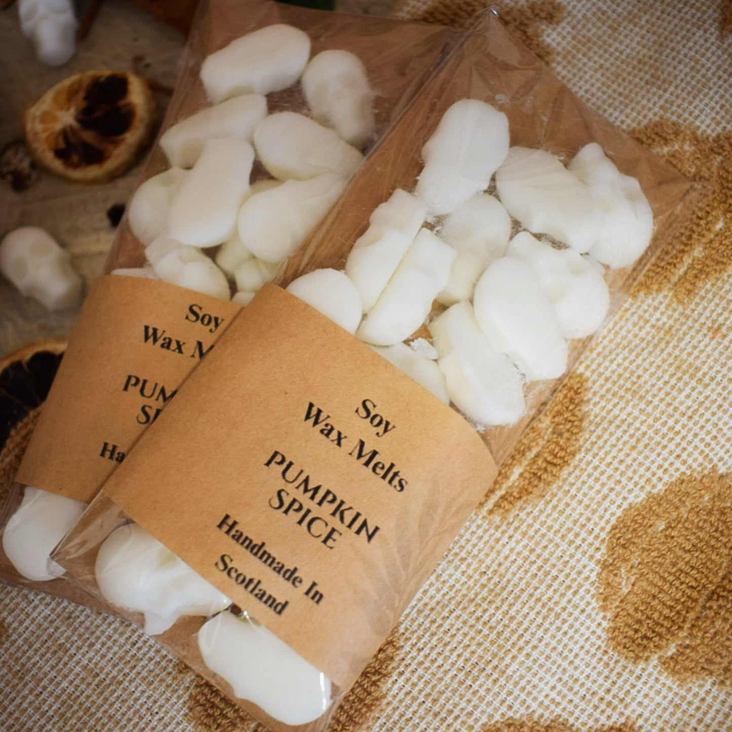 Mini Skulls Pumpkin Spice Soy Wax Melts