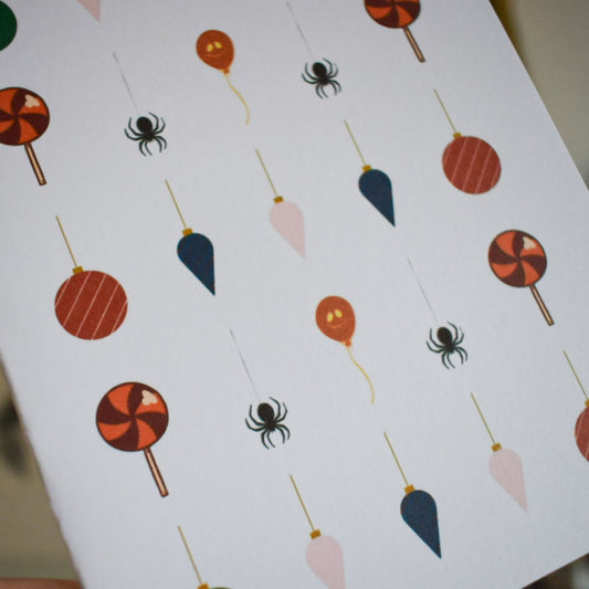 CHRISWEEN Christmas Greeting Card