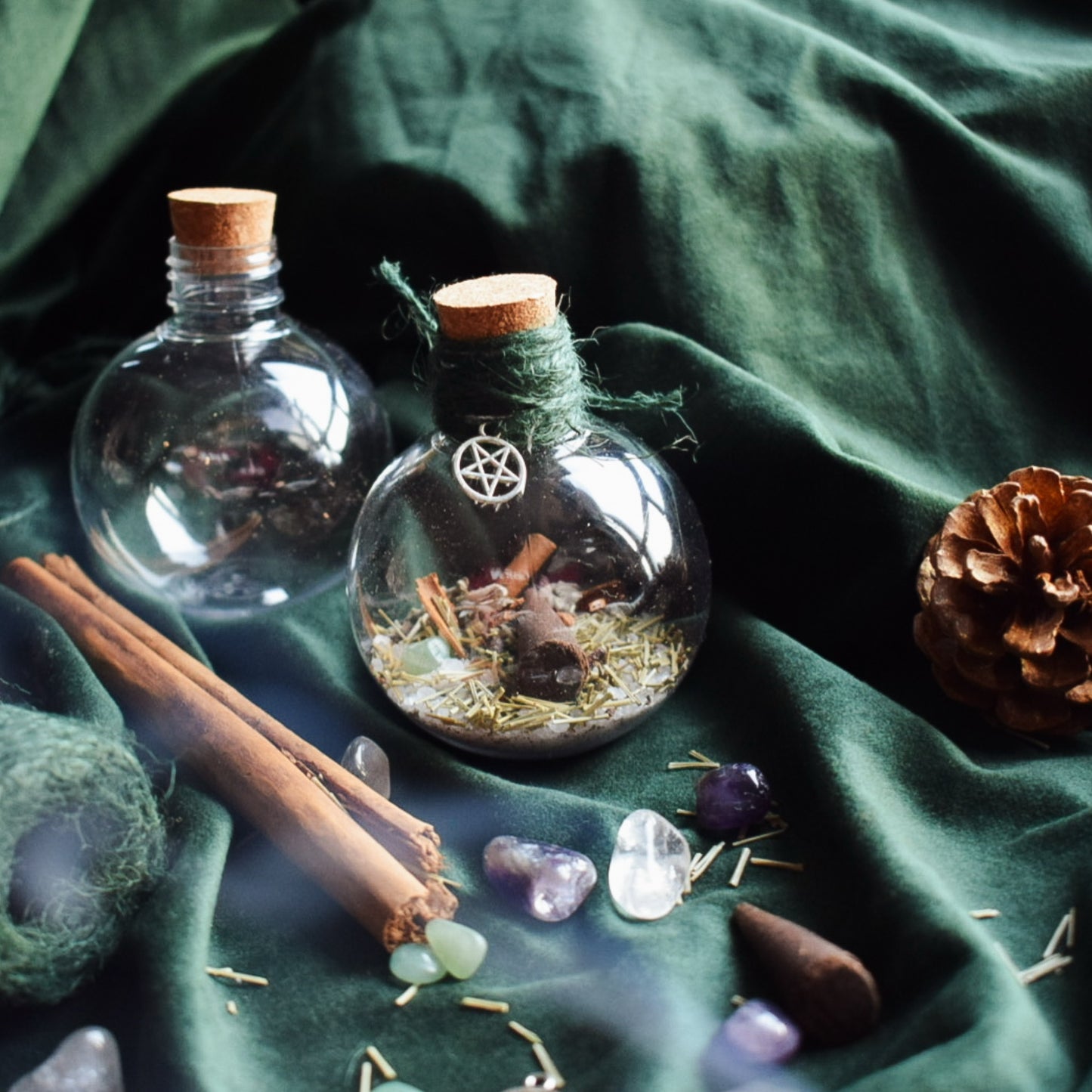 Yule Spell Potion Bottle